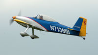 N713MB @ EGTH - 4. N713MB departing Shuttleworth Flying Day and LAA Party in the Park, May 2013.
