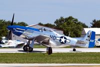N2151D @ KOSH - North American P-51D Mustang [122-40196] Oshkosh-Wittman Regional~N 30/07/2008 - by Ray Barber