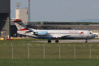 OE-LVK @ LOWW - Austrian Fokker 100 - by Thomas Ranner