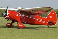 F-GPJS @ LFFQ - Stinson SR10C, c/n: 3-5846 offering pleasure flights at La Ferte Alais during the 2013 Airshow - by Terry Fletcher