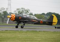 N122FS @ KEYE - YAK-52TW - by Mark Pasqualino