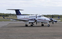 M-WATJ @ EGFH - Caernarfon (EGCK) based King Air. - by Derek Flewin