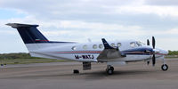 M-WATJ @ EGFH - Visiting king Air from flying in from Bristol (EGGD) dropping off a passenger. - by Derek Flewin