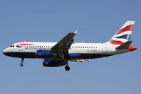 G-EUPU @ EGLL - British Airways, on approach to runway 27L. - by Howard J Curtis