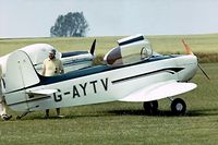 G-AYTV @ EGBK - Jurca MJ.2D Tempete [PFA 2002] Sywell~G 03/07/1976. Image taken from a slide. - by Ray Barber