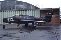 FU-174 - Late 1960's.Saffraanberg Technical school BAF.
Instuctional airframe. - by Robert Roggeman
