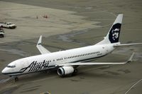 N528AS @ CYVR - Alaska Airlines 737 - by speedbrds