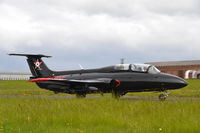 G-DELF @ EGDX - G-DELF Taxi for Departure for New Home in Hungary - by Keith Morgan