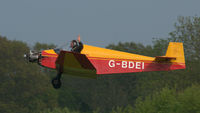 G-BDEI @ EGTH - G-BDEI departing Shuttleworth Flying Day and LAA Party in the Park, May 2013.