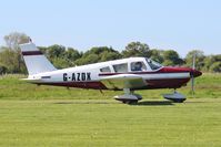 G-AZDX @ EGSV - Just landed. - by Graham Reeve
