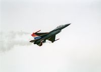 J-508 @ EGCD - The Royal Netherlands Air Force F16 - by Ron Roberts