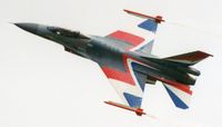 J-508 @ EGCD - The Royal Netherlands Air Force F16 - by Ron Roberts