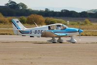 G-BOEH @ EGFH - Visiting Robin DR-340 Major. - by Roger Winser