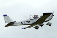 G-CCBK @ EGHP - Evektor  EV-97 Eurostar [PFA 315-14025] Popham~G 05/05/2013 - by Ray Barber