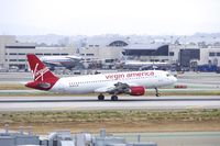 N638VA @ KLAX - Virgin America A320 San Francisco Pride