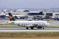N943FR @ KLAX - Frontier Airlines A319 - by speedbrds