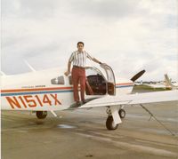N1514X @ W18 - Denny Sorah (in photo) and Bill Spruill 9first owners) picked the new airplane up from the Piper factory in Vero Beach, FL on 6/23/1975 and flew it to it's first home at Suburban Airport between DC and Baltimore, MD. 6.7 hours flight from VRB to Suburban. - by Denny Sorah