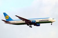 UK-67001 @ EGLL - Boeing 767-33PER [28370] (Uzbekistan Airways) Home~G 21/05/2013