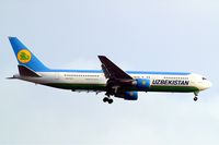 UK-67001 @ EGLL - Boeing 767-33PER [28370] (Uzbekistan Airways) Home~G 21/05/2013