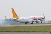 TC-CPD @ EGSH - Landing at Norwich. - by Graham Reeve
