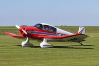 G-BLKM @ EGSV - About to depart from Old Buckenham. - by Graham Reeve