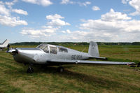 SE-IKK @ ESOW - Saab Safir at Västerås Hässlö airport, Sweden.