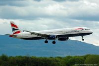 G-EUXD @ LSGG - Taken from the park at the 05 threshold. - by Carl Byrne (Mervbhx)