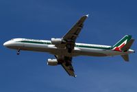 I-BIXE @ EGLL - Airbus A321-112 [0488] (Alitalia) Home~G 03/05/2013. Revised scheme on approach 27R.