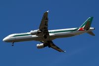 I-BIXE @ EGLL - Airbus A321-112 [0488] (Alitalia) Home~G 03/05/2013. Revised scheme on approach 27R.