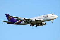 HS-TGZ @ EGLL - Boeing 747-4D7 [28706] (Thai Airways) Home~G 25/05/2013. On approach 27L.