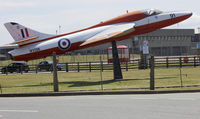 WV396 @ EGOV - Gate Guard at RAF Valley, moved by road 26 Nov 1996, pole mounted March 1997. - by Derek Flewin
