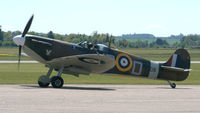 G-AIST @ EGSU - 3. AR213 now in the guise of P7308 and a member of the Eagle Squadron at the IWM Spring Airshow, May 2013.