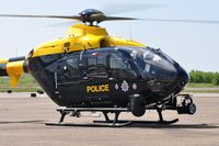 G-WONN @ EGFH - Visiting South and East Wales Police Air Support Unit helicopter (Police 32). - by Roger Winser