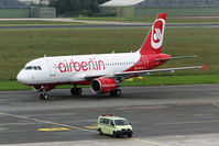 OE-LOC @ LOWL - Air Berlin Airbus A319-112 taxi on the BlueDanubeAirport - by Janos Palvoelgyi