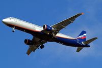 VQ-BEA @ EGLL - Airbus A321-211 [4058] (Aeroflot Russian Airlines) Home~G 15/11/2009. On approach 27R.