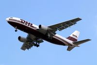 OO-DIC @ EGLL - Airbus A300B4-203F [220] (DHL) Home~G 05/08/2006. On approach 27R with white nose cone. - by Ray Barber