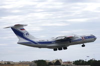 RA-76951 @ LMML - IL-76 RA-76951 of Volga Dnepr departing RW31 Malta International Airport. - by Raymond Zammit