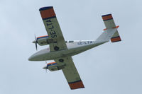 SE-LTA @ RSOW - Beech of the Scandinavian Aviation Academy flying  over Västerås Hässlö airport, Sweden.
