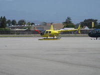 N442EK @ OXR - 2002 Robinson R44 CLIPPER, Lycoming O-540-F1B5 260 Hp derated to 225 for takeoff, 205 Hp continuous, pop-out floats, of Channel Islands Helicopters-scenic tours - by Doug Robertson