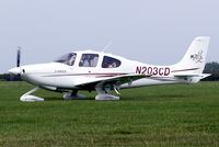 N203CD @ EGTB - Cirrus Design SR-20G2 [1451] Booker~G 09/06/2007 - by Ray Barber