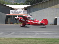 N49BR @ SZP - 1980 Aerotek PITTS S-2A, Lycoming AEIO-540 260 Hp, Standard class, taxi - by Doug Robertson