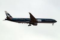 B-KPF @ EGLL - Boeing 777-367ER [36832] (Cathay Pacific Airways) Home~G 20/08/2010. On approach 27L - by Ray Barber