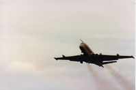 XV231 @ EGQK - Nimrod MR.2 of 236 Operational Conversion Unit departing RAF Kinloss in September 1990. - by Peter Nicholson