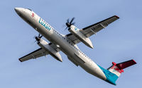 LX-LGE @ EDDR - departure via RW27 - by Friedrich Becker