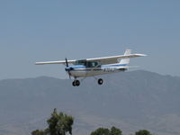 N704JH @ SZP - 1976 Cessna 150M, Continental O-200 100 Hp, on final Rwy 22 - by Doug Robertson