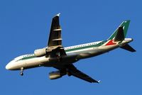 EI-DSU @ EGLL - Airbus A320-216 [3563] (Alitalia) Home~G 15/01/2013. On approach 27R. - by Ray Barber