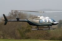 G-LVDC @ EGBC - Bell 206L-3 Long Ranger III [51300] Cheltenham Racecourse~G 14/03/2012