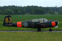 SE-MEF @ ESOW - Saab Safir taxying at Västerås Hässlö airport, Sweden.