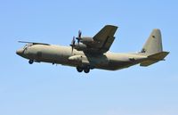 ZH872 @ EGFH - RAF Hercules C.4 coded 872 of the RAF Brize Norton Transport Wing overshooting Runway 22. - by Roger Winser