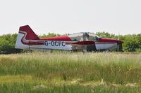 G-OCFC @ EGFH - Visiting Robin Alpha Sport. - by Roger Winser